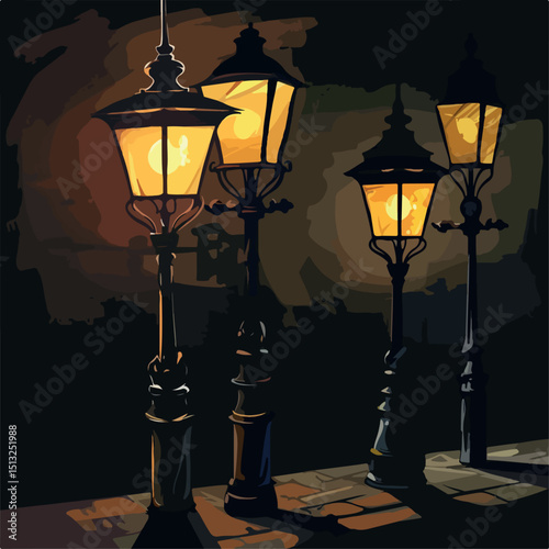 lantern, decoration, image, culture, traditional, illustration, religion, lamp, art, graphic, vector, design, light, black, festival, sky, tradition, drawing, header, celebration, decorative, banner, 