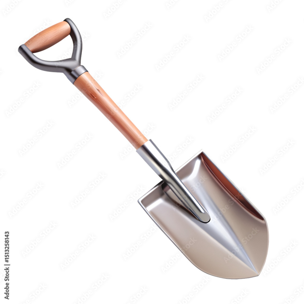 Shovel isolated on transparent background Shovel isolated on transparent background