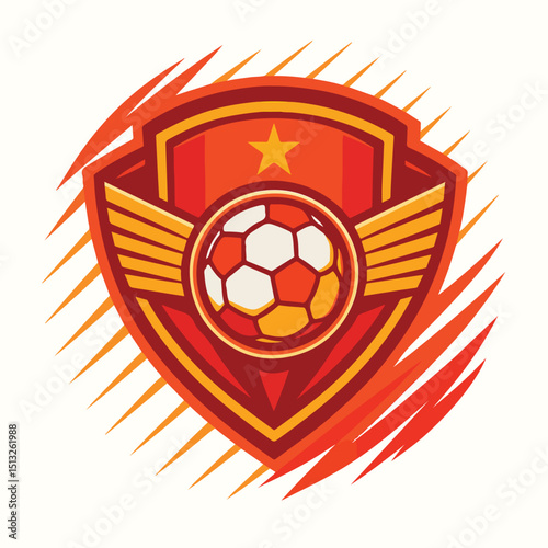 Football Logo vector illustration