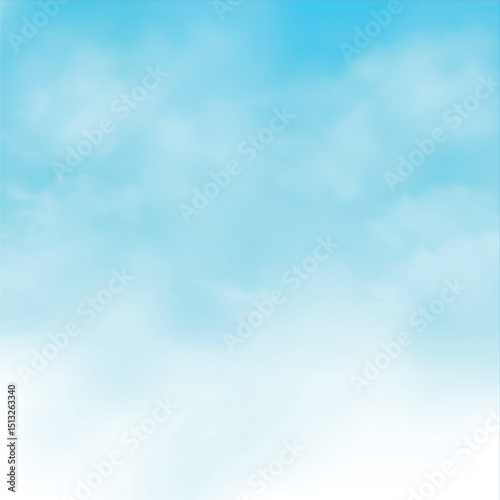 Abstract of realistic blue sky with clouds background.