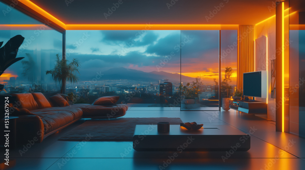 Fototapeta premium The warmth of family in a digital world.