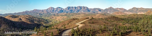 Bunyeroo Valley Lookout: The Most Iconic Scenic Viewpoint in the Flinders Ranges with Scenic Outback Landscape with Red Cliffs and Rugged Terrain