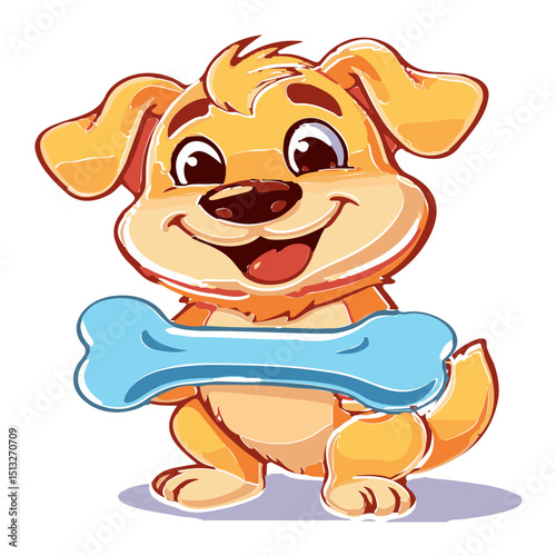 Dog icon design with colors that can be used as a symbol of a pet, animal, living creature, or other editing tool.