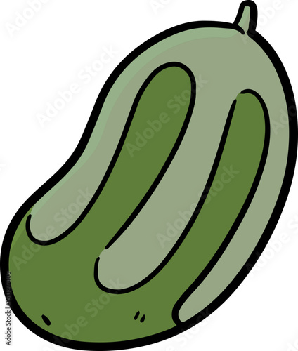 Illustration of cucumber
