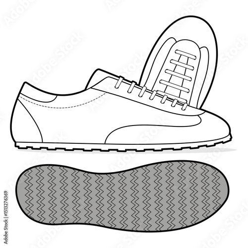 Fashion Sneaker Illustration, Footwear Design, Fashion Design, Adobe Illustration Vector, Graphic Illustration, Fashion Footwear cad