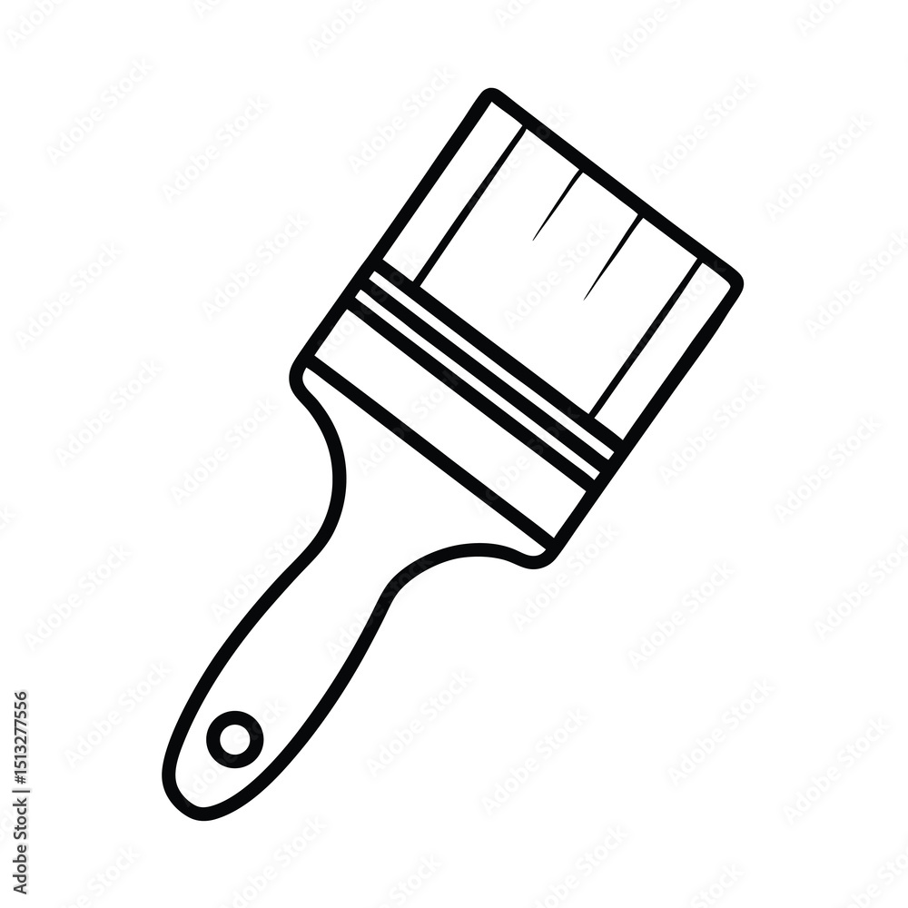 paint brush vector illustration