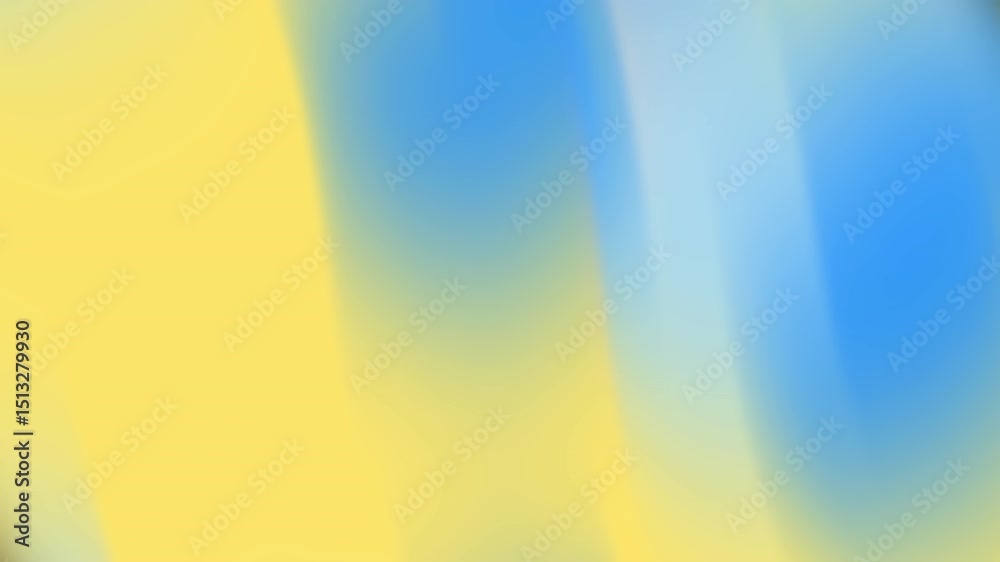 Soft yellow and blue gradient background with smooth, flowing transitions. Perfect for modern video projects, presentations, or creative digital designs. Seamless and calming visual effect.