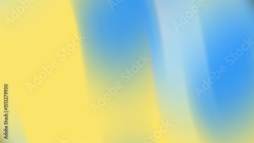 Soft yellow and blue gradient background with smooth, flowing transitions. Perfect for modern video projects, presentations, or creative digital designs. Seamless and calming visual effect.