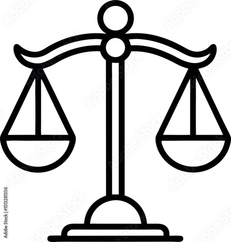 scales of justice vector