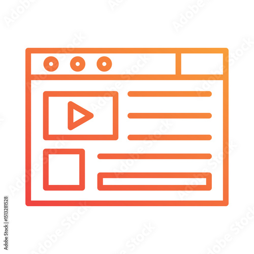 Web Content Icon