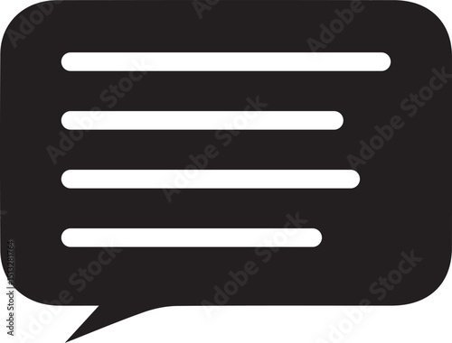 Chat, massage and speech icon, Mail icon vector