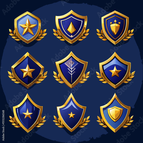 shield with wings