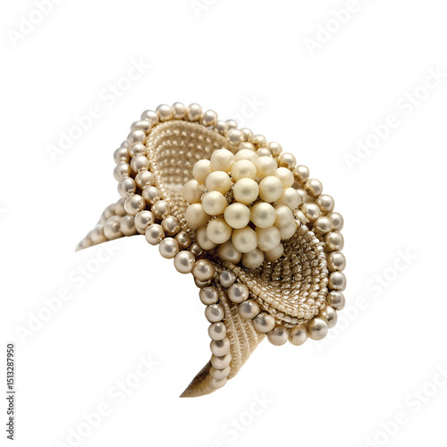 Napkin ring isolated on transparent background 