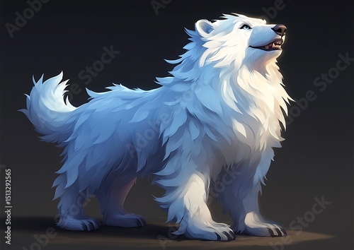 Majestic white creature