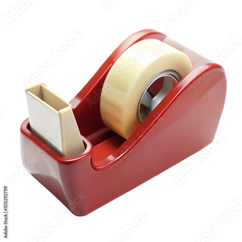 Tape dispenser isolated on transparent background 