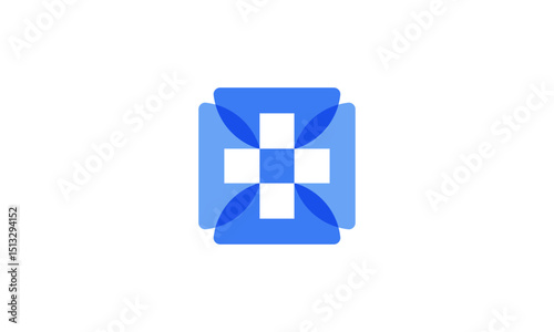 Medical Health Cross Logo Design – Clean and Professional Cross Symbol for Healthcare, Medical Services, and Wellness Branding