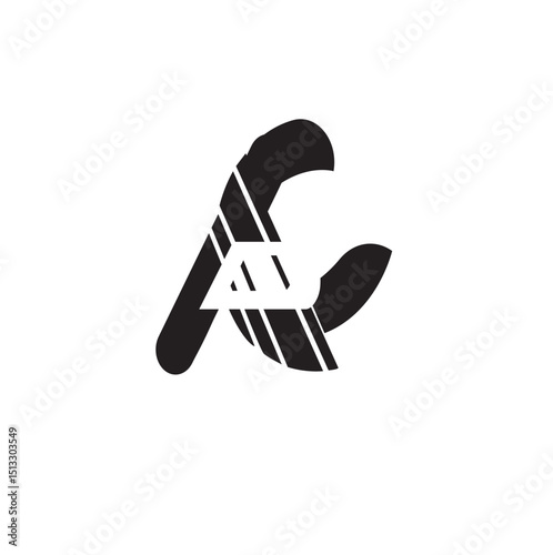 Initial letter AB gaming esports style logo template, Elegant. Simple Ab logo design