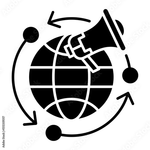 Worldwide Advertisement  Icon