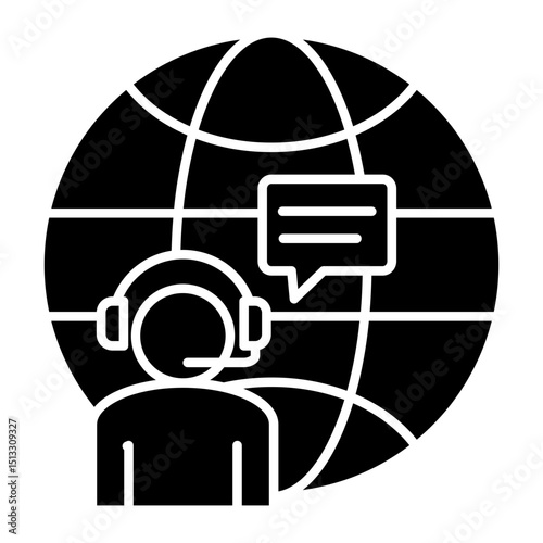 Global Service  Icon