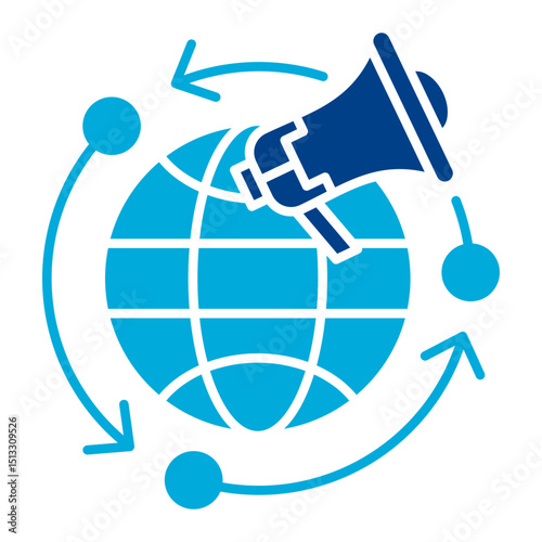 Worldwide Advertisement  Icon