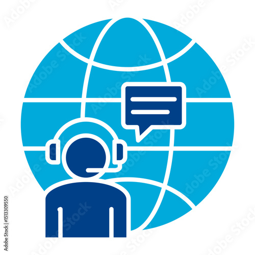 Global Service  Icon