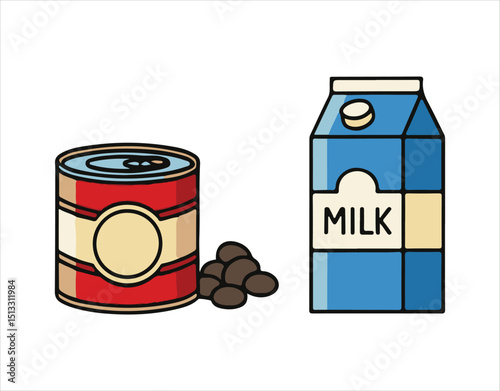 illustration of milk bottle