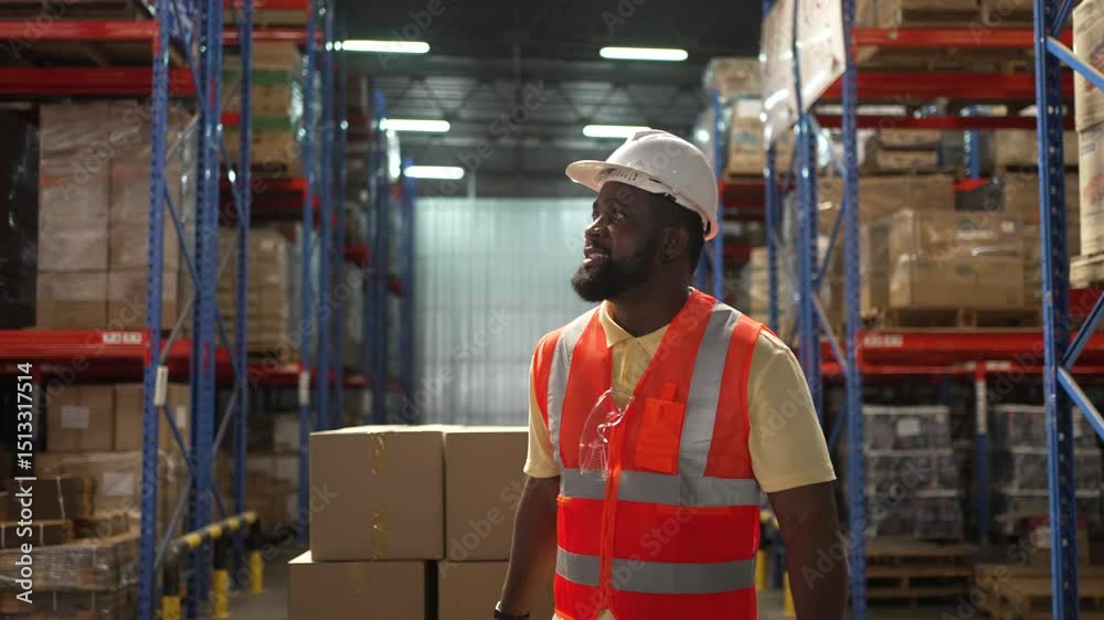 Logistics employees are working warehouse. Labor and logistics. Logistics employees are working warehouse. Labor and logistics.