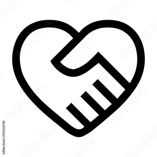 vector illustration of a symbol of a heart