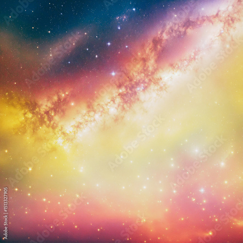 Fototapeta Naklejka Na Ścianę i Meble -  colorful nebula in the universe. elements of this image furnished by nasa.