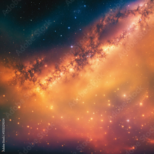 Fototapeta Naklejka Na Ścianę i Meble -  colorful nebula in the universe. elements of this image furnished by nasa.