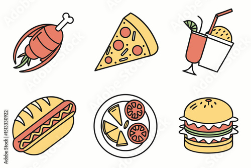 fast food icons