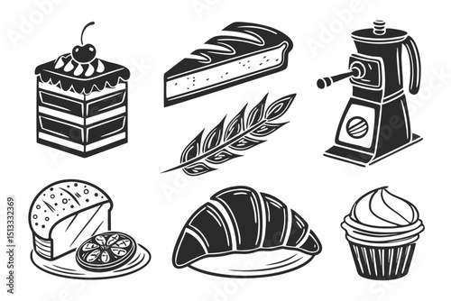 set of cakes