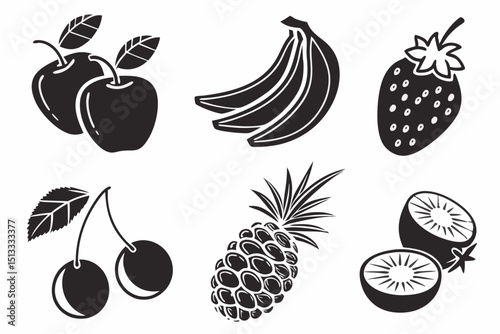set of fruits