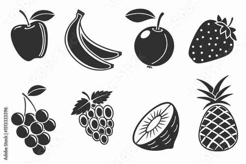set of fruits