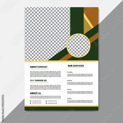 Modern and Creative professional flyer design .