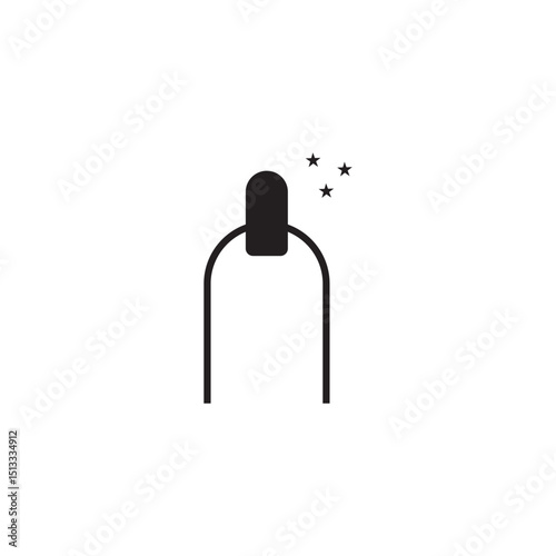 finger nail icon