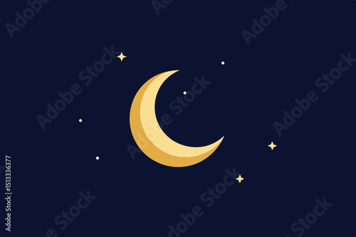 moon and stars