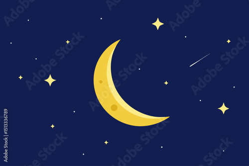 moon and star