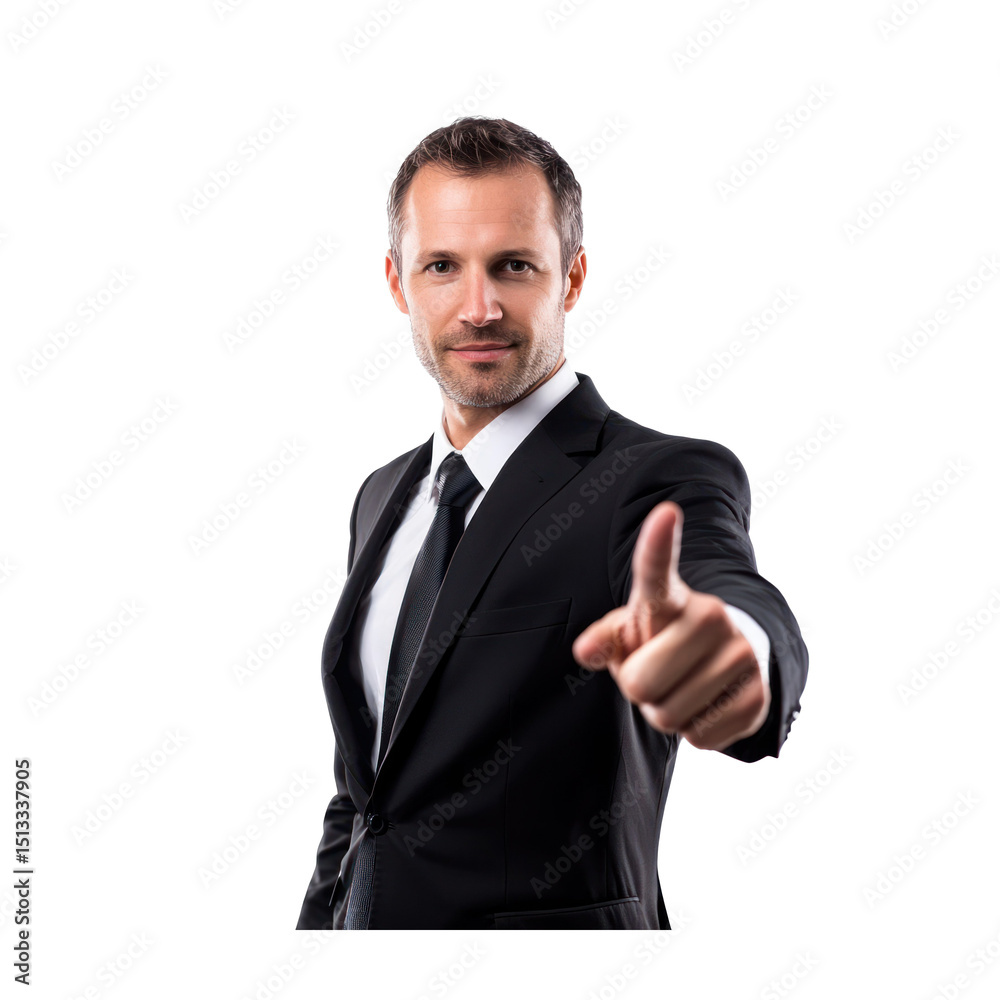 Director of Sales and Marketing isolated on transparency background Director of Sales and Marketing isolated on transparency background