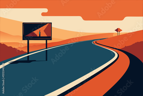 road in the desert