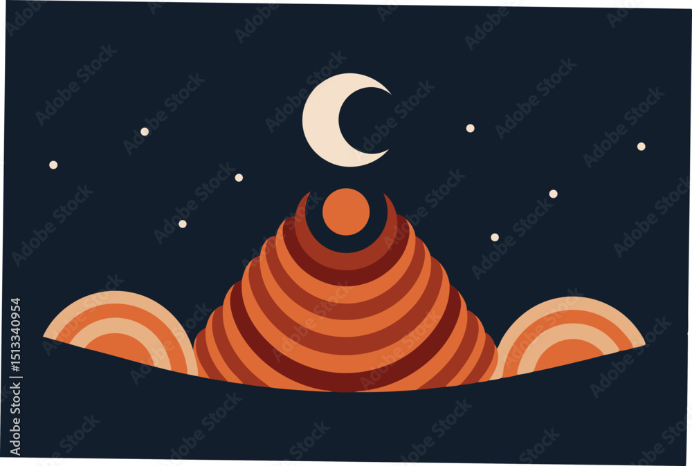vector illustration of an abstract background
