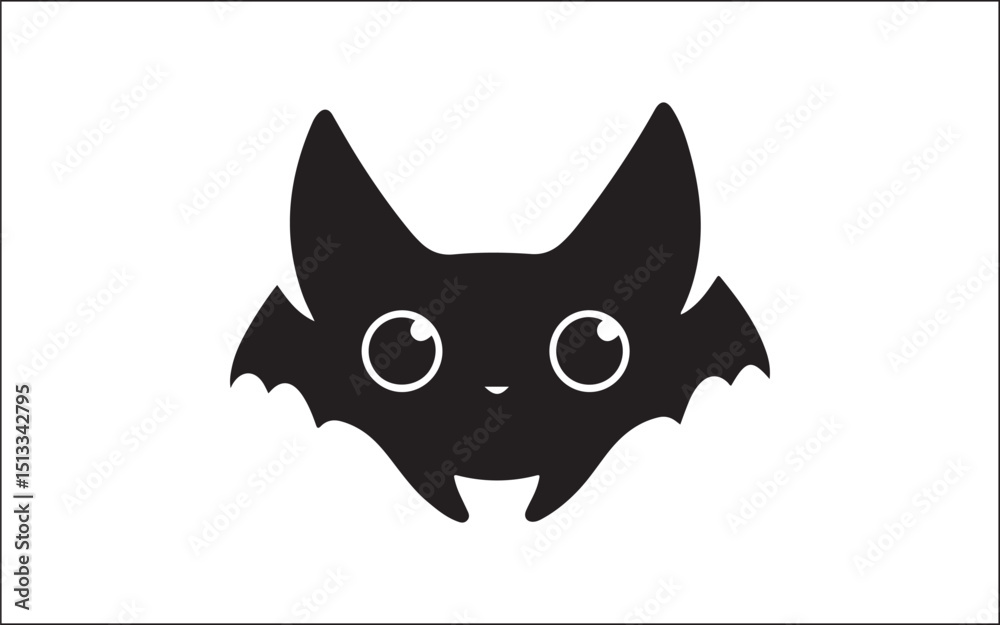 Fototapeta premium halloween black and white cat