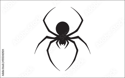 Halloween black widow spider