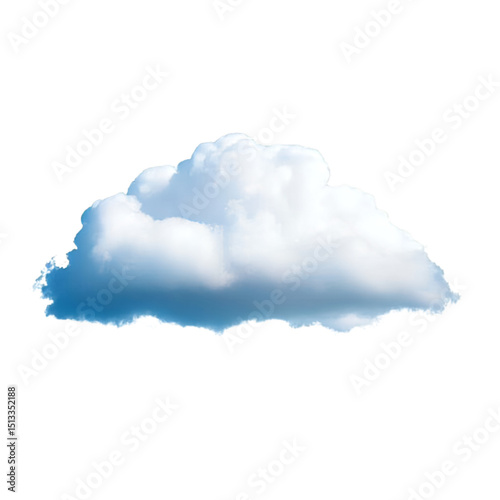 Cloud isolated on transparent background. png