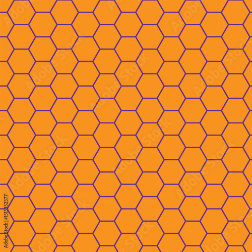 seamless pattern with honeycombs