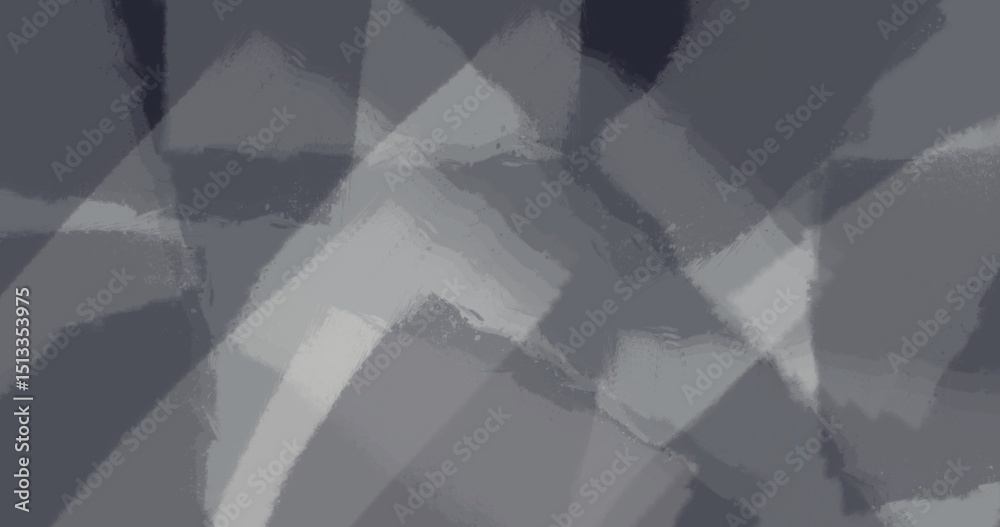 Obraz premium Faded monochrome brush strokes mimic ancient painted stone walls. Great for minimalist design, rustic packaging, or projects seeking a raw, aged, and retro-inspired atmosphere.