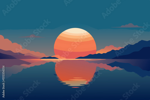 sunrise over the sea