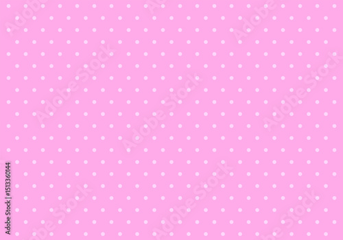 シンプルなドットパターンの背景素材　ピンク