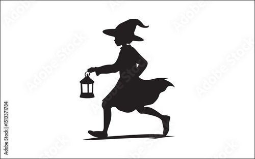silhouette of a woman with umbrella