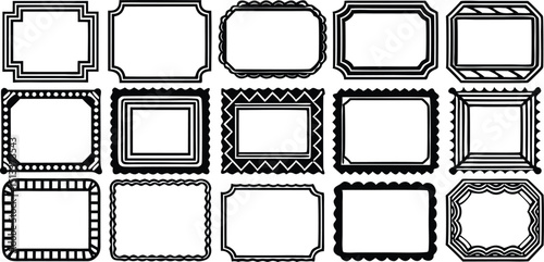 Elegant Collection of Decorative Frames Versatile Design Elements for Your Projects